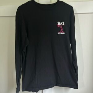 VANS Black Off the Wall long sleeve shirt